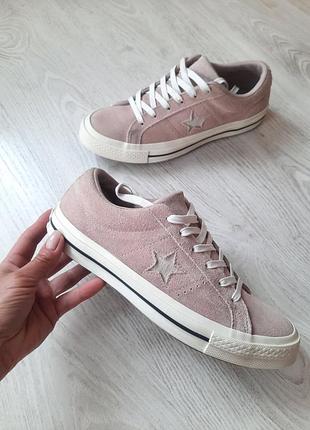 Оригінальні замшеві кеди converse one star кеді-реверсики