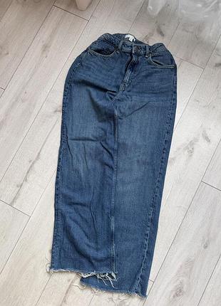Джинси жіночі h&m wide high jeans, широкі, висока талія, прямий крій.