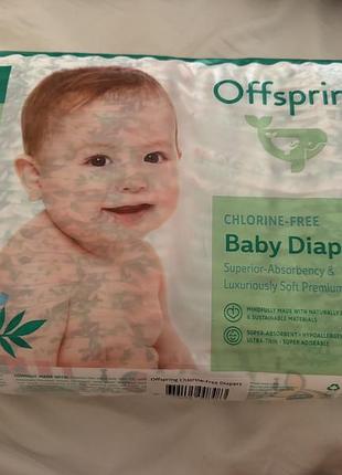 Підгузки offspring 3-6 кг розмір s
