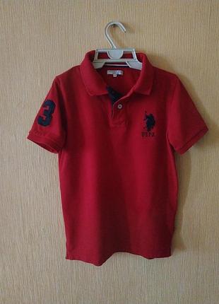 Футболка поло детская u.s. polo assn. на 9-10 лет 100% хлопок