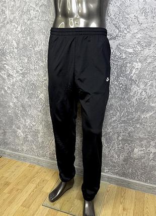 Nike штаны xl размер спортивные на манжетах черные