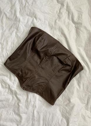 Корсетний топ stradivarius