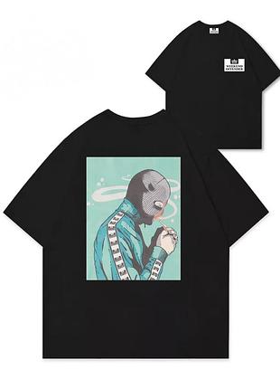 Футболка weekend offender casual logo унисекс виккенд кежуал черная