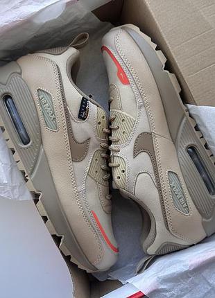 Кросівки nike air max 90 surplus desert/safety orange cq7743-200