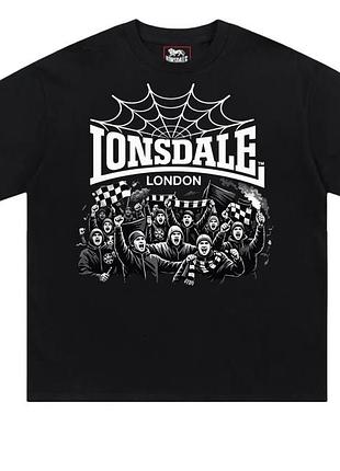 Футболка lonsdale london spider fight logo унисекс лонсдейл черная