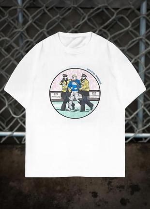 Мужская футболка weekend offender casual logo унисекс викенд офендер кежуал белая