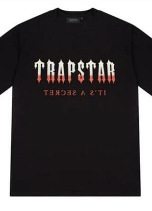 Мужская футболка trapstar it’s a secret черная трепстар