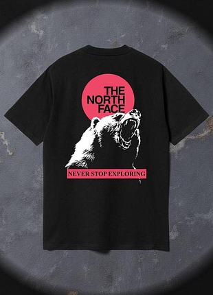 Мужская футболка the north face tnf logo тнф норт фейс черная