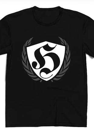 Мужская футболка ultras football fanatic logo черная ультрас