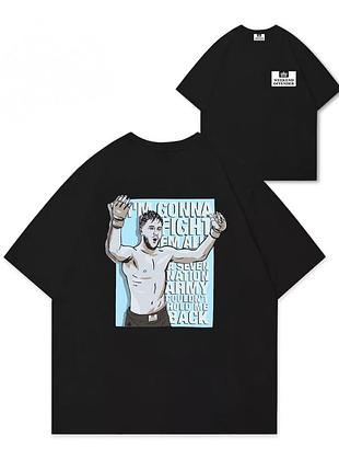 Футболка weekend offender casual logo унисекс виккенд кежуал черная