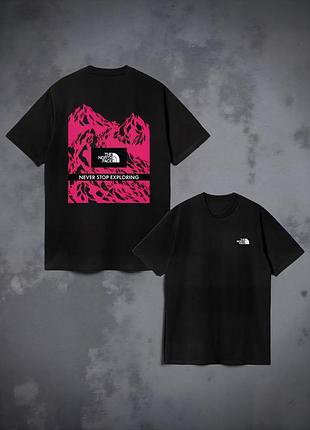 Мужская футболка the north face tnf logo тнф норт фейс черная