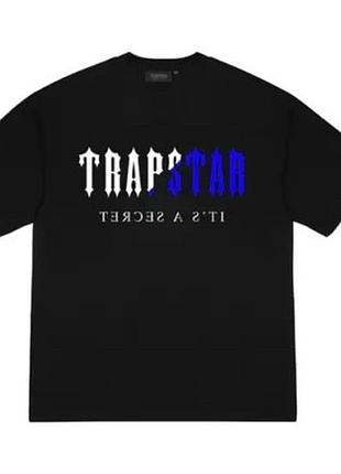 Мужская футболка trapstar it’s a secret черная трепстар на