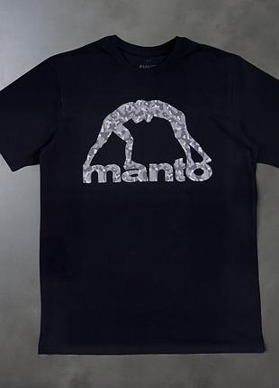 Мужская футболка manto camo унисекс манто boxing wrestling muay thai черная