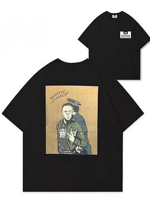 Футболка weekend offender casual logo унисекс виккенд кежуал
