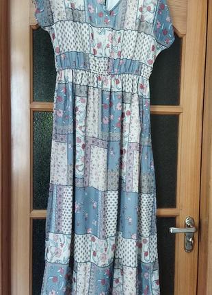 Платье шифоновое с подкладкой max( 10р.)48-50