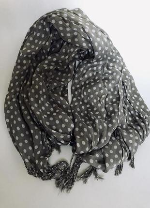 Яркий шарф- палантин в горох accessorize, 150 см х 102 см