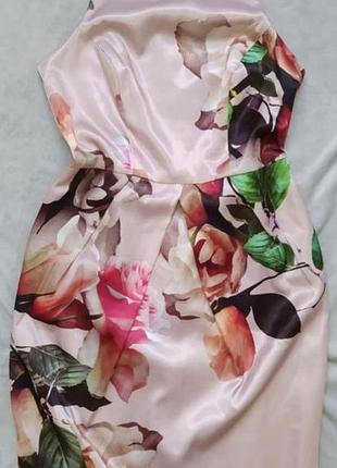 Платтячко якісний шовк  f&f uk8  euro36 пог 43  пот36 поб52 l=92