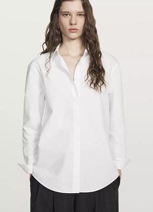 Белая рубашка massimo dutti