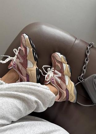 Жіночі кросівки new balance 9060 | brown / beige premium