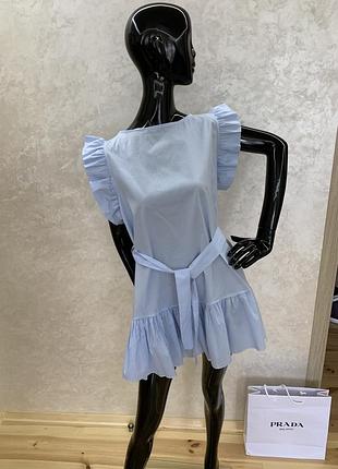 Сарафан платье женское  летнее хлопок катон zara mango bershka pull&bear h&m reserved benetton massimo
