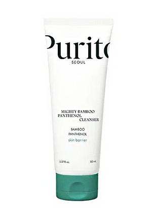 Гель для умивання з екстрактом бамбука та пантенолом purito mighty / purito mighty bamboo panthenol cleanser, 150 мл