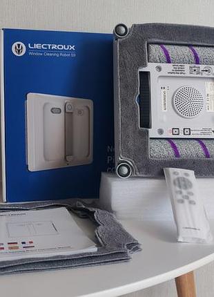 Робот для миття вікон, плитки , вітрин liectroux s9, з 2 роликовими щітками, 6-стороннім розпиленням водяного насоса, 9000 па