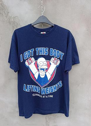 Футболка мерч the simpsons vintage