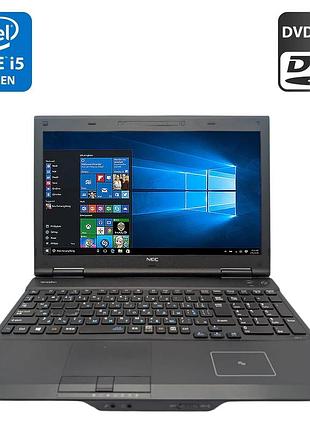Ноутбук nec justic / 15.6" (1366x768) tn / intel core i5-4310m (2 (4) ядра 2.7 - 3.4 ghz) / 8 gb ddr3 / 320 gb hdd / intel hd