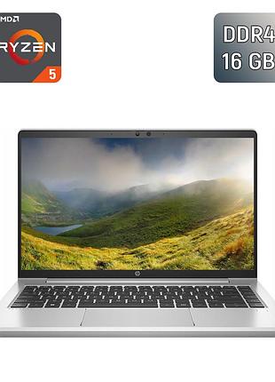 Ультрабук б-клас hp probook 445 g8 / 14" (1920x1080) ips / amd ryzen 5 5600u (6 (12) ядер по 2.3 - 4.2 ghz) / 16 gb ddr4 / 256 gb