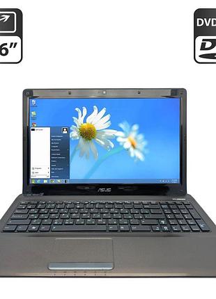 Ноутбук asus k52n / 15.6" (1366x768) tn / amd athlon ii p320 (2 ядра по 1.6 ghz) / 8 gb ddr3 / 320 gb hdd / amd radeon hd 4200