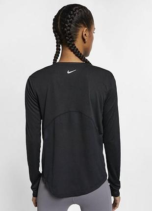 Nike dri - fit miller женский спортивный лонгслив кофта для тренировок