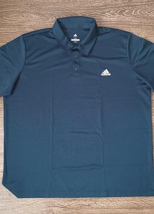 Adidas climalite футболка мужская на лето большого размера синяя - 2xl