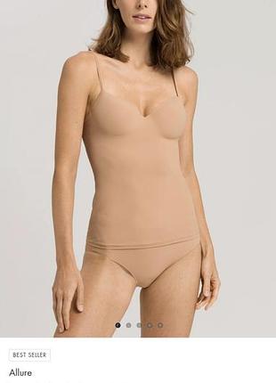 Майка-топ з вбудованим бюстгальтером hanro allure padded bra camisole