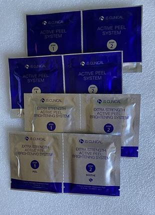Is clinical active peel system та extra strength active peel brightening system