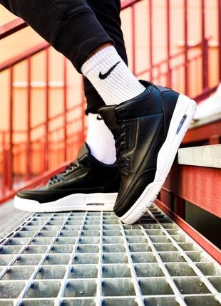 🏀nike air jordan retro 3 black white🏀кросовки найки джордан