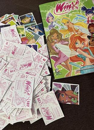 Наліпки panini до журналу winx