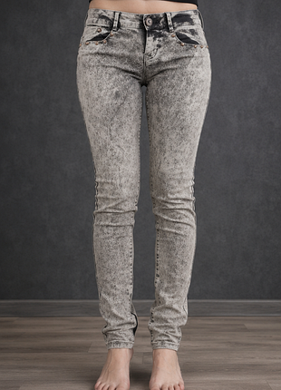 Брюки стрейч  bershka denim