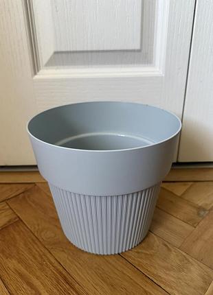 Продам рифлений горщик (кашпо) для квітів