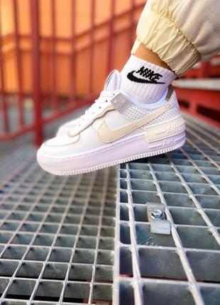 Nike air force white shadow/sail stone atomic pink