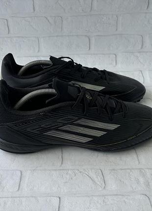 Футбольные сороконожки адидас ф50 adidas f50 pro size 46 размер черные сороконожки многисповки шиповки бампы профи профессиональные оригинал