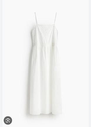 Сукня батист шитьє h&m