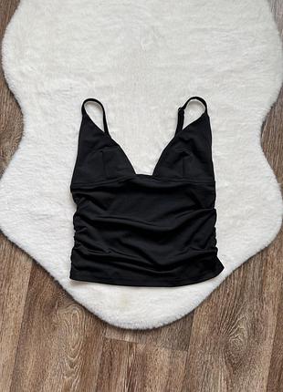 Черный топ shein y2k