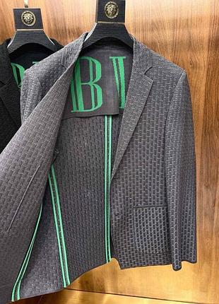 Чоловічий класичний піджак вʼязаний bottega veneta
