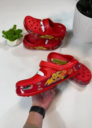 Кроксы маквин/mcqueen crocs/кроксы makvin