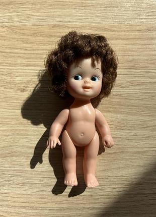 Вінтажна міні-лялька пупс googly eyes (гонконг), 1970-80-ті роки. ретро з клеймом