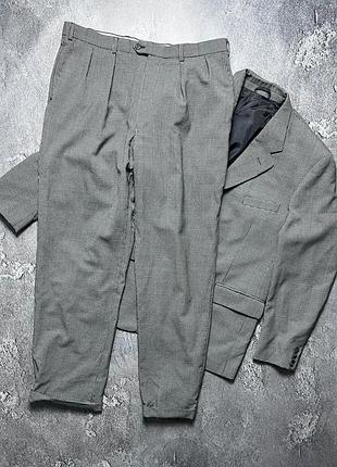 Vintage винтажный костюм christian dior кристиан диор old money check в клетку size xl размер хл