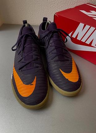 Оригінальні чоловічі футбольні футзалкі nike mercurialx finale ii ic 43 розмір 28 см