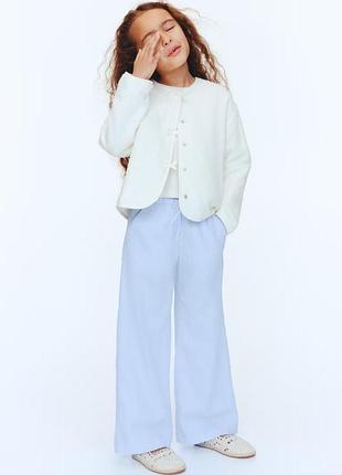Лляні штани h&m для дівчинки 2