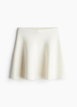 H&amp;m расклешенная вязаная юбка