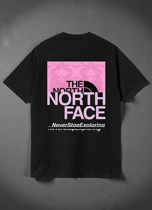 Чоловіча футболка the north face tnf logo унісекс чорна